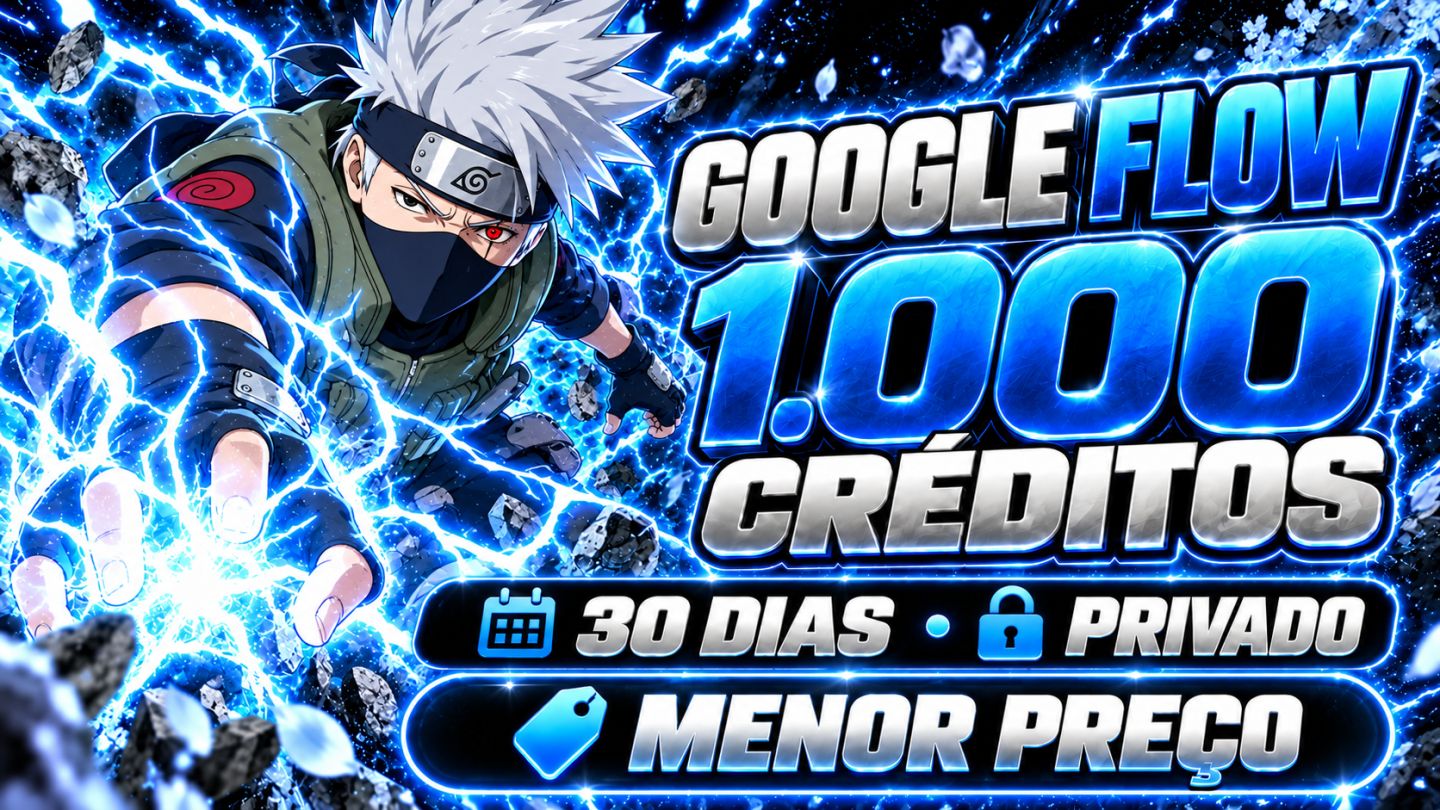 Veo 3.1 + Google Flow + 1000 Créditos para Criar Vídeos Ia + 30 Dias | Seu Gmail