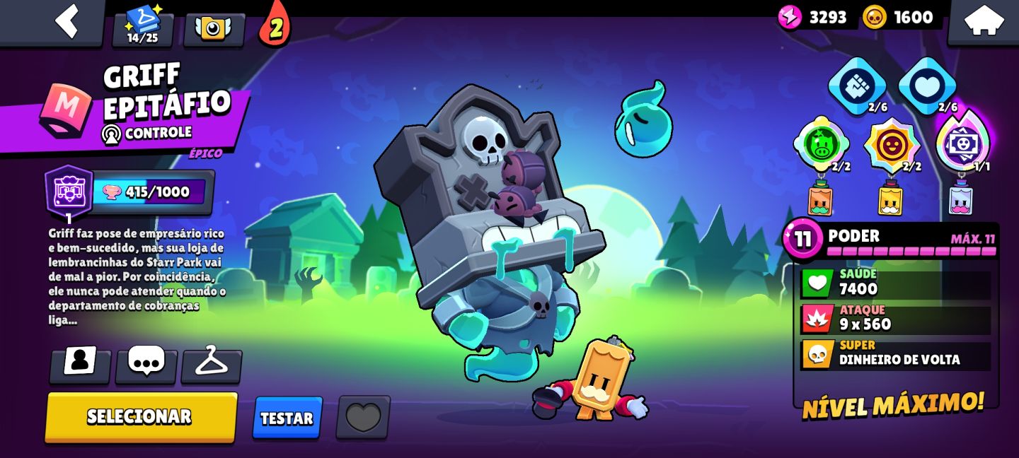 Brawl Stars 11,7K Troféus | 37 Brawlers | Conta Secundária