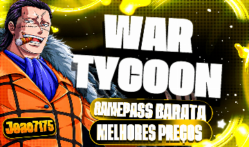 [UPD] WAR TYCOON ROBLOX - MAGNATA DA GUERRA (GAMEPASS PASSES) MELHORES PREÇOS
