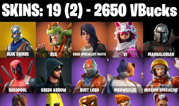 Conta Fortnite com Blue Squire | Rex | Gear Specialist Maya | Vi e 19 Skins
