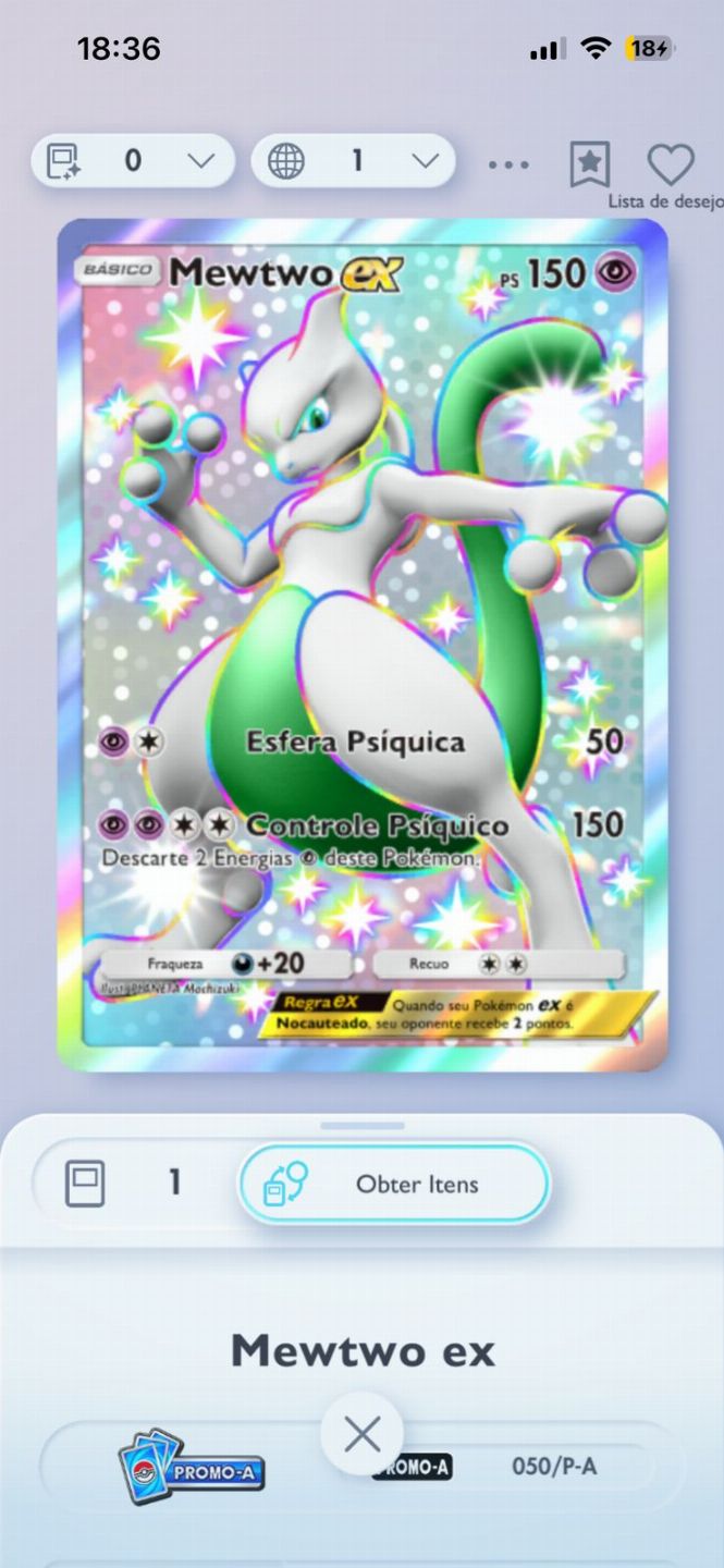 CONTA POKÉMON TCG POCKET LVL 46 COM CARTAS DOURADAS\MAIS DE 40 EXS FULL ART
