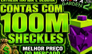 CONTA GROW A GARDEN 2 COM 100M+ SHECKLES | ENTREGA RÁPIDA