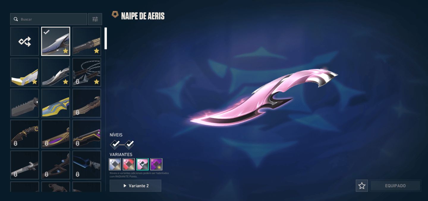 Conta Valorant varias skins de faca e vandal