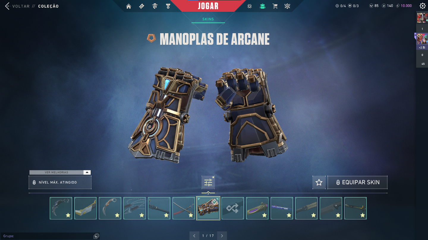 Conta Valorant VALOR NEGOCIÁVEL | Full acesso | R$ 4.000 gastos | Muita skin