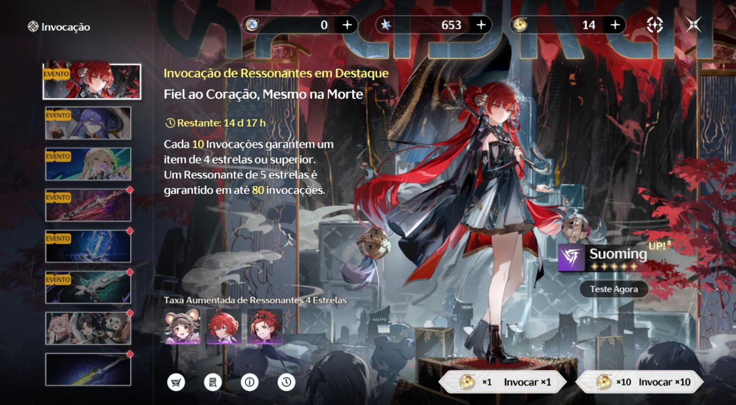 Conta WuWa META | Zani + Phoebe + Ciaccona + Chisa (Todas BIS) + Cartethyia
