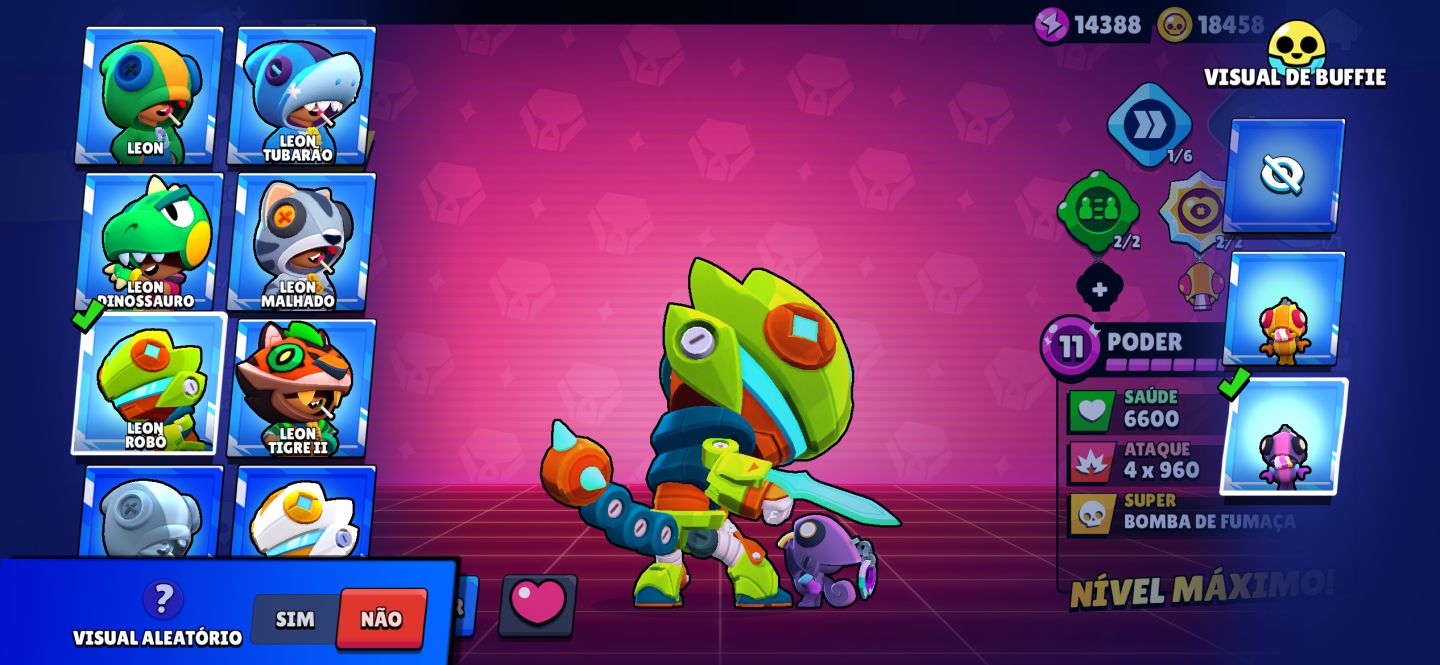 Conta de Brawl stars 40k de troféUs com todos os lendários