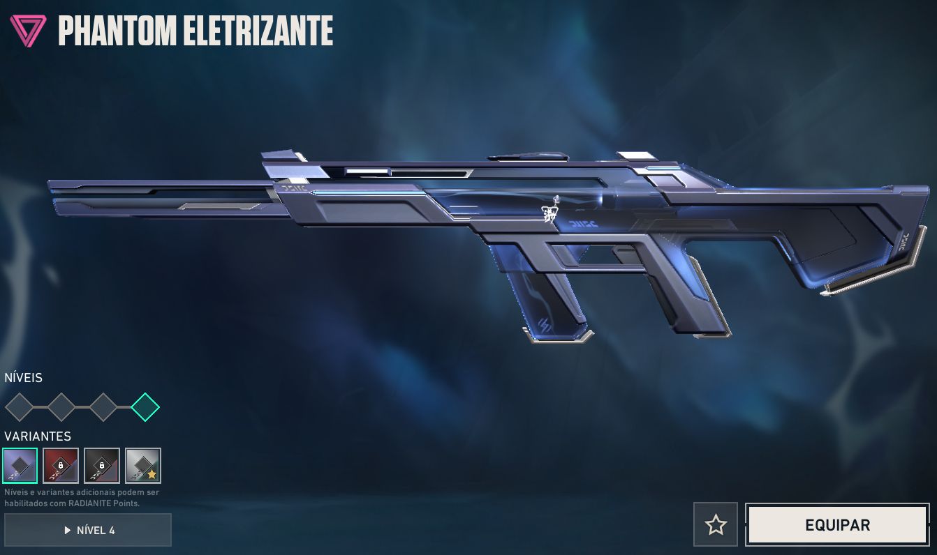 Conta Valorant - Nível 96 - Pico Platina - Diversas Skins Premium