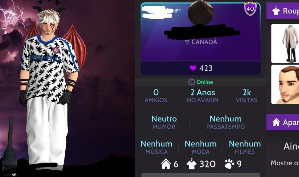AVAKIN LIFE LVL 40 | CONTA ANTIGA 2 ANOS | 320 ROUPAS | VISUAL EXCLUSIVO