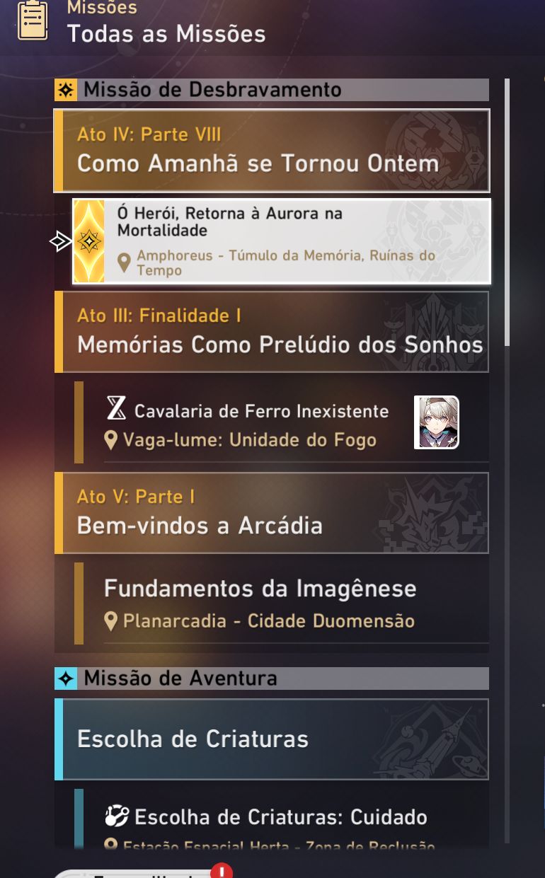 Conta star rail com: LOBA N999+ARMA+YAO GUANG+MORTENAX BLADE+ARMA..entre outros
