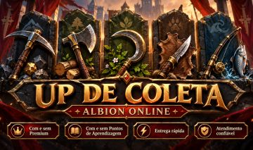 UP DE COLETA T4 AO T8 | ALBION ONLINE | RÁPIDO E SEGURO