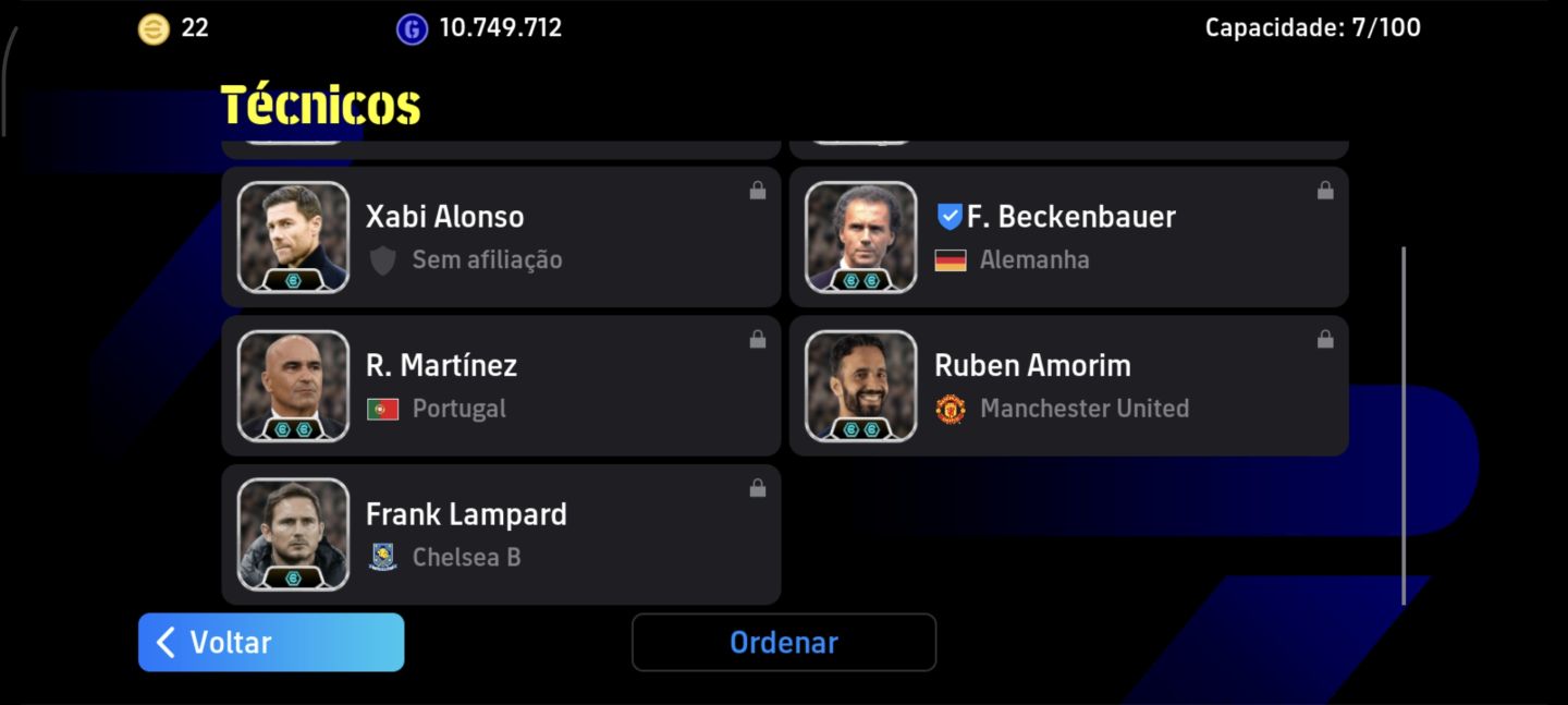 Conta mobile Efootball Pelé+ messi