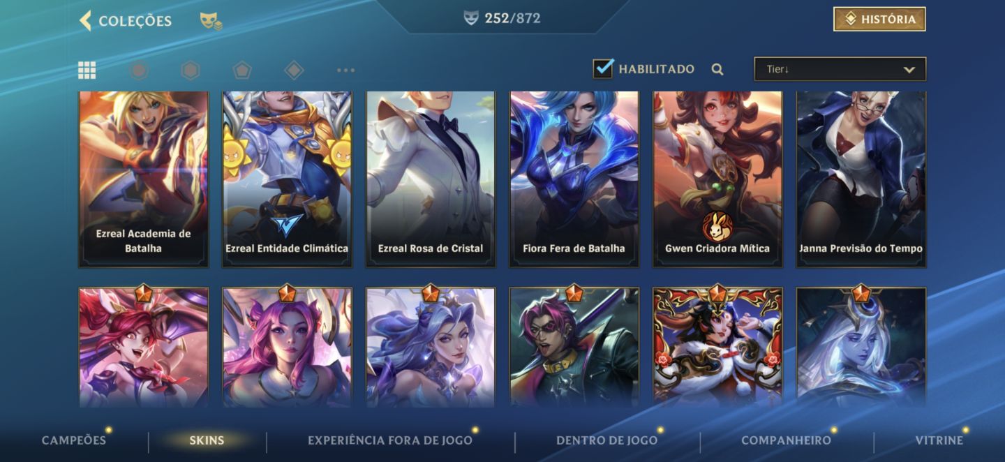 Conta de wild rift prestígio Lux e Morgana