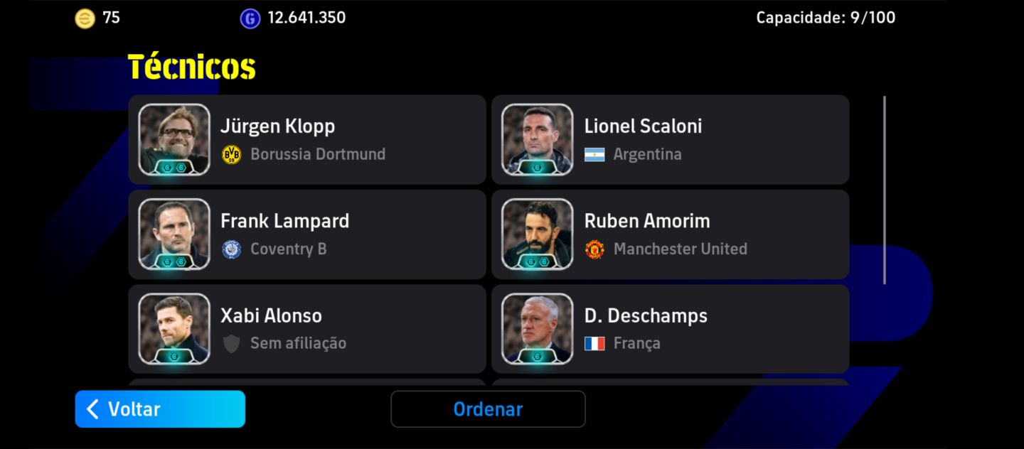 CONTA DE EFOOTBALL COM BALE, NOVO GULLIT, HAZARD BIGTIME