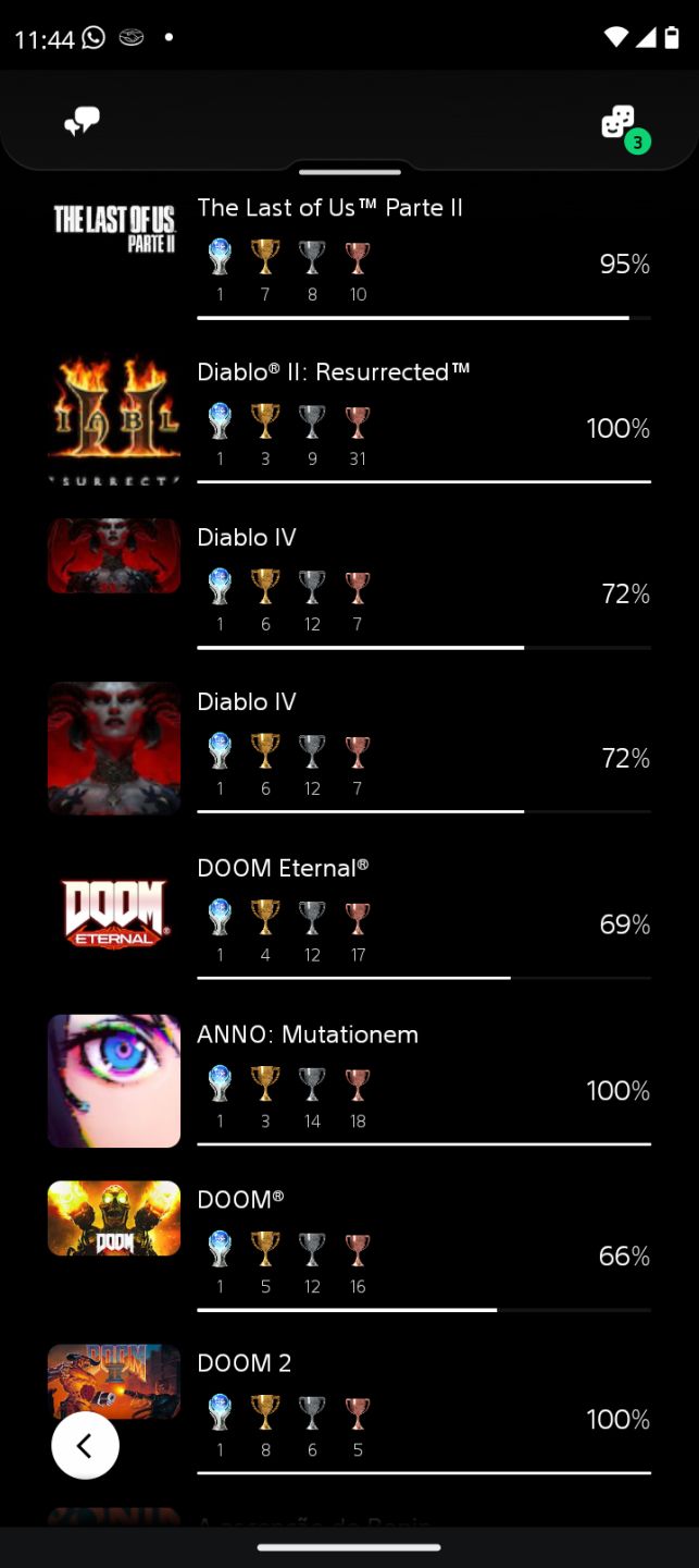 Conta com 56 jogos + Plus Deluxe ativa
