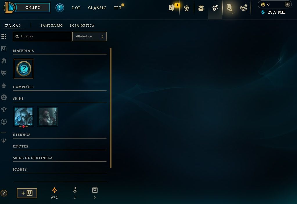 Conta unranked lvl 30 Lee sin Dragão da Tormenta
