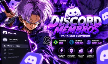 DISCORD | MEMBROS PARA SERVIDOR | ENTREGA RÁPIDA | MELHOR PREÇO