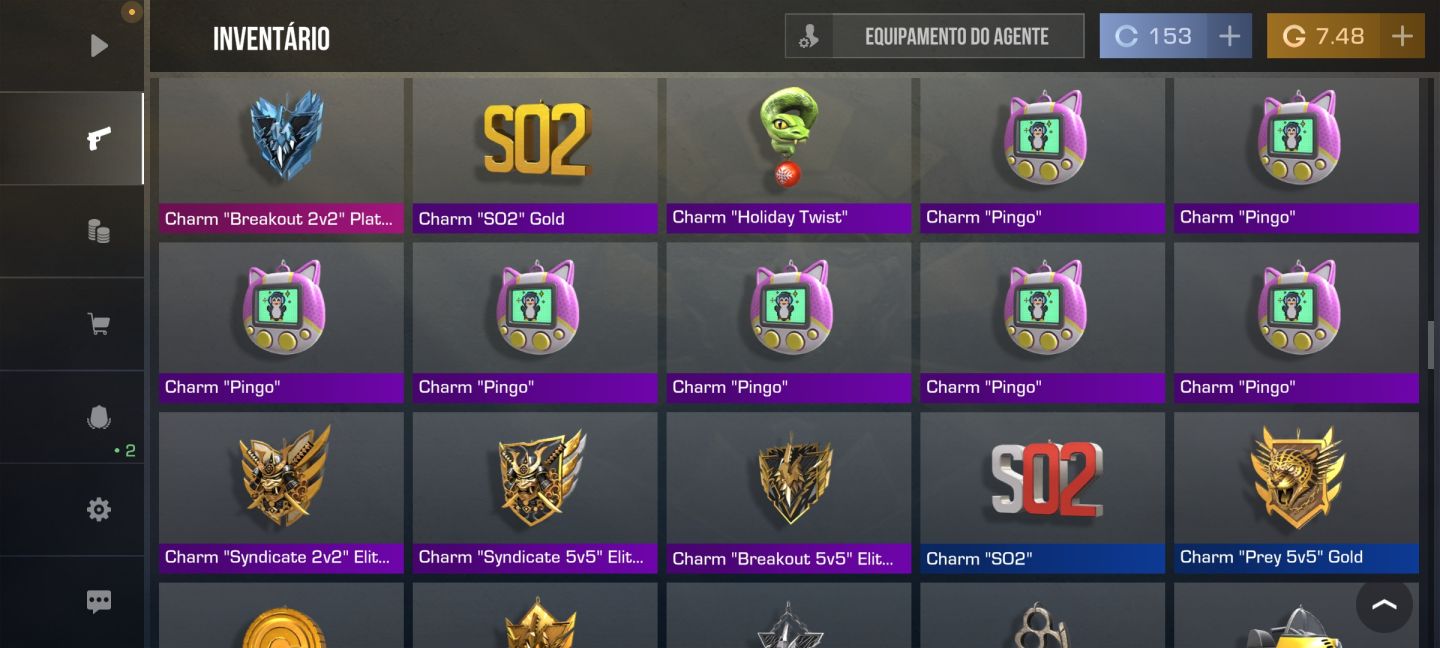 Conta de Standoff 2 com faca, luva, clã e muito mais
