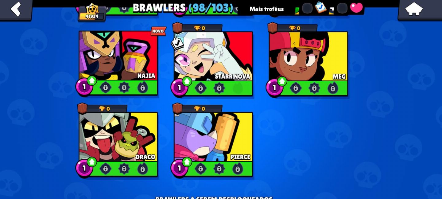 Conta Brawl Stars à venda completa e de alto nível!