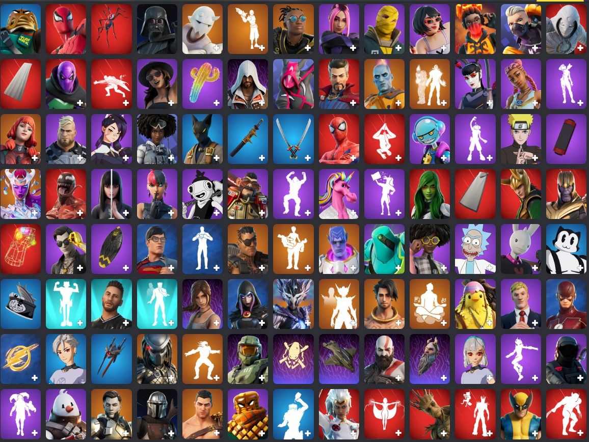 CONTA FORTNITE EPIC +260 SKINS e equipamentos
