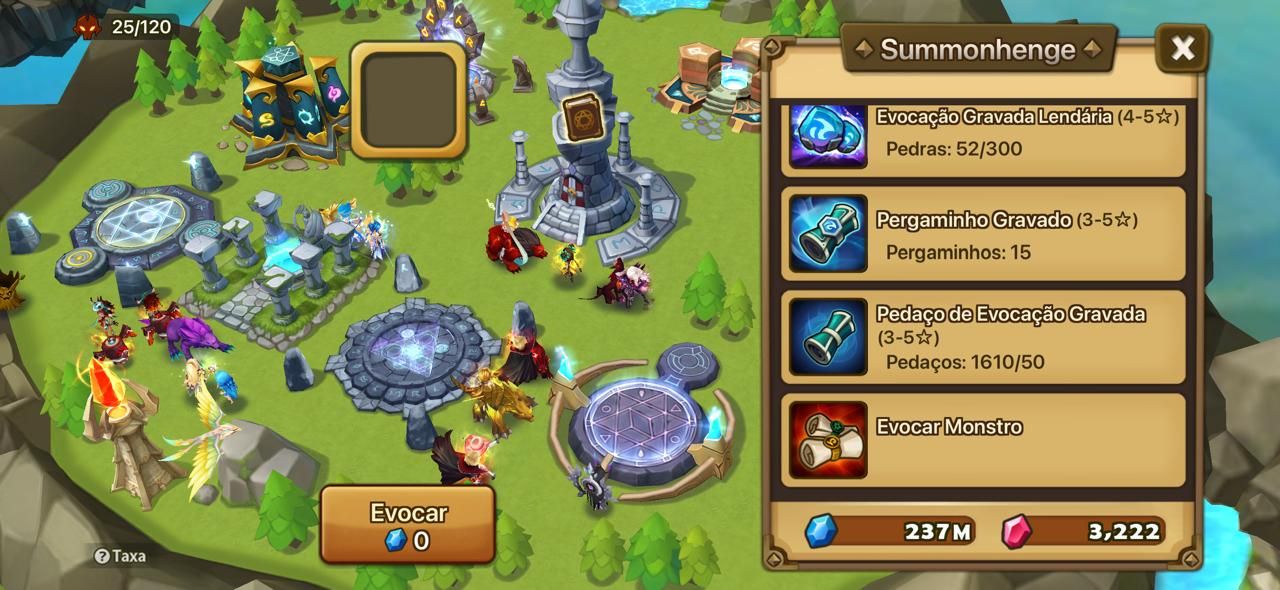 Summoners War - Mega Summonada 2000+ Pergaminhos ! Melhor Preço