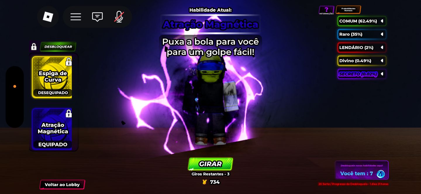 Contas de lendas do volei
