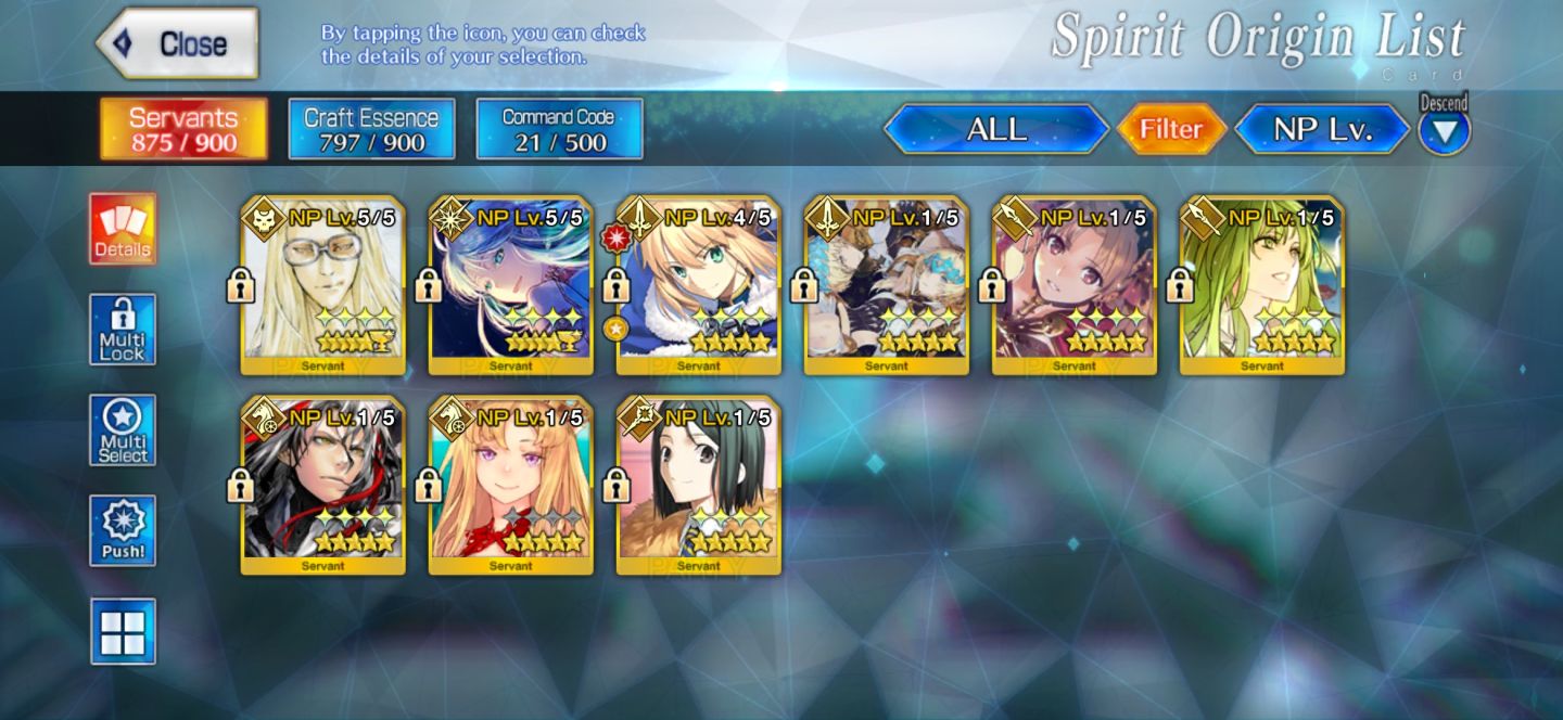FGO NA OC1 | 9 SSR (20 NP) | Tezcatlipoca NP5 | Kukulkan NP5