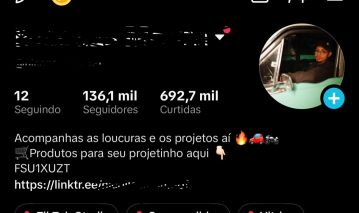 Conta TikTok 136k de seguidores