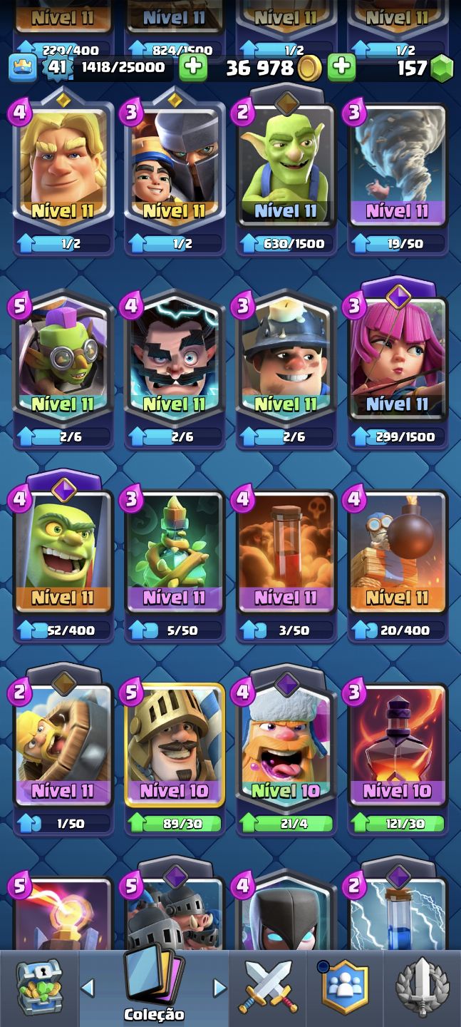 Conta de Clash Royale com 8597 troféus CONTA ANTIGA!!