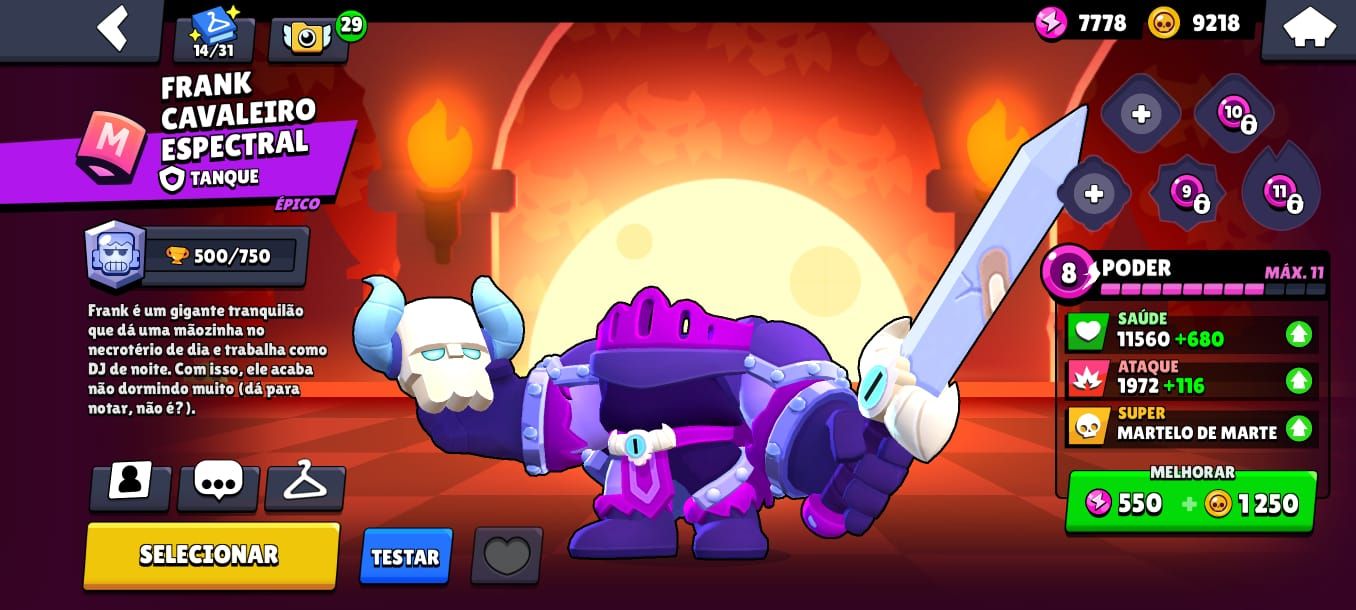 Conta Brawl Stars ultra gemada com quase todos os brawlers!!!