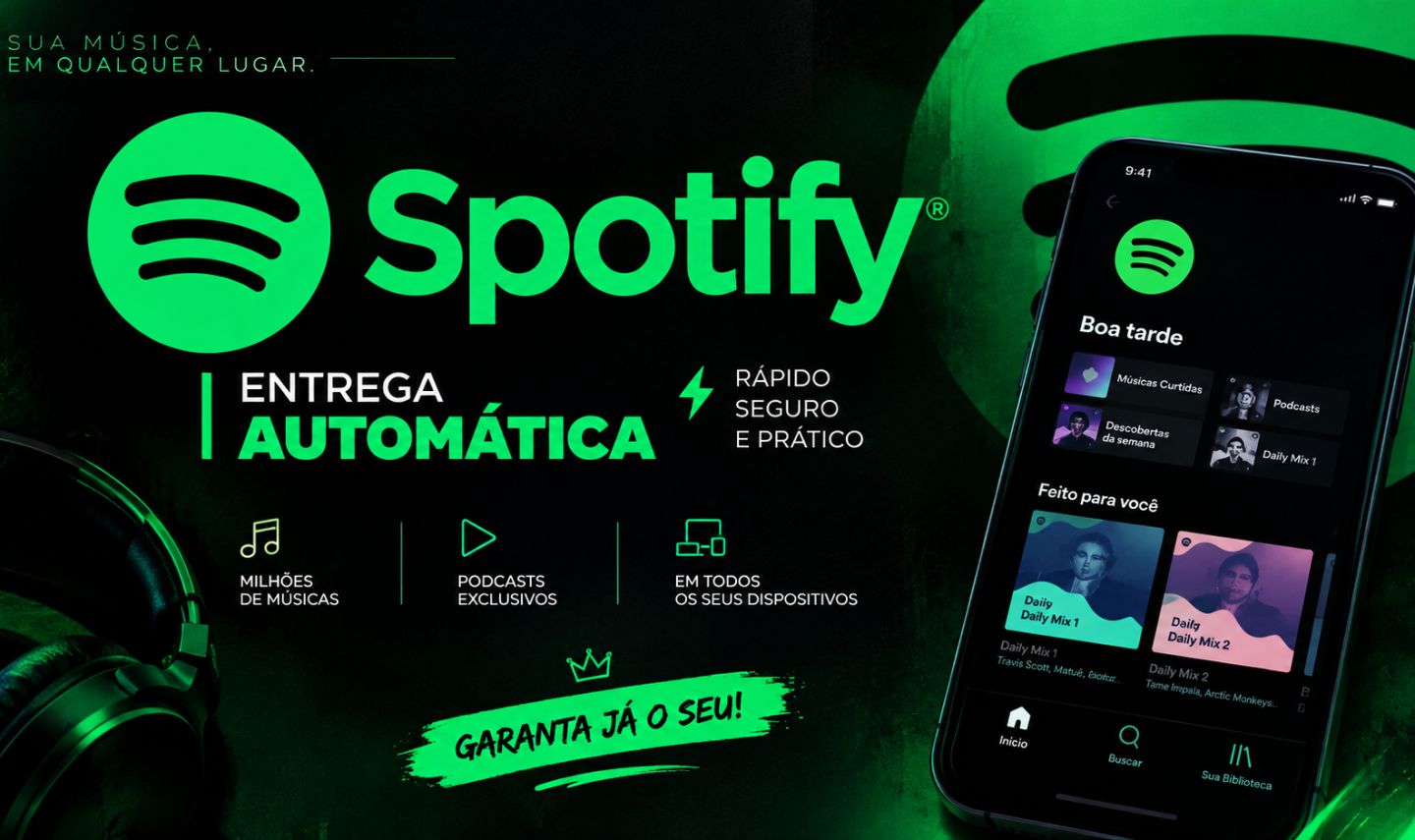 ACESSO SPOTIFY PREMIUM