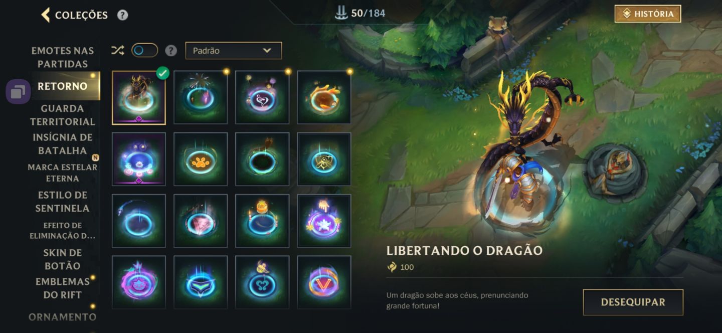 CONTA WILD RIFT MONARCA/LENDA 65,8K COLECÃO MAIN TOP