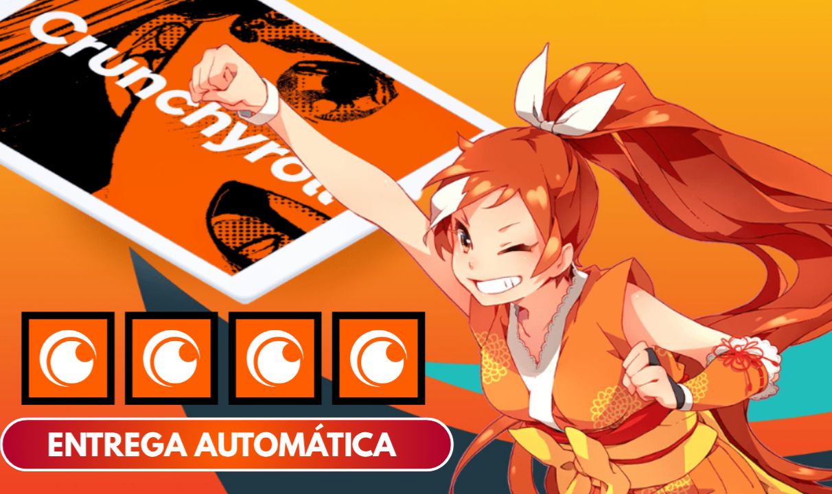 CRUNCHYROLL MEGA FAN PREMIUM CONTA TODA SUA (PRIVADA) + ENTREGA IMEDIATA