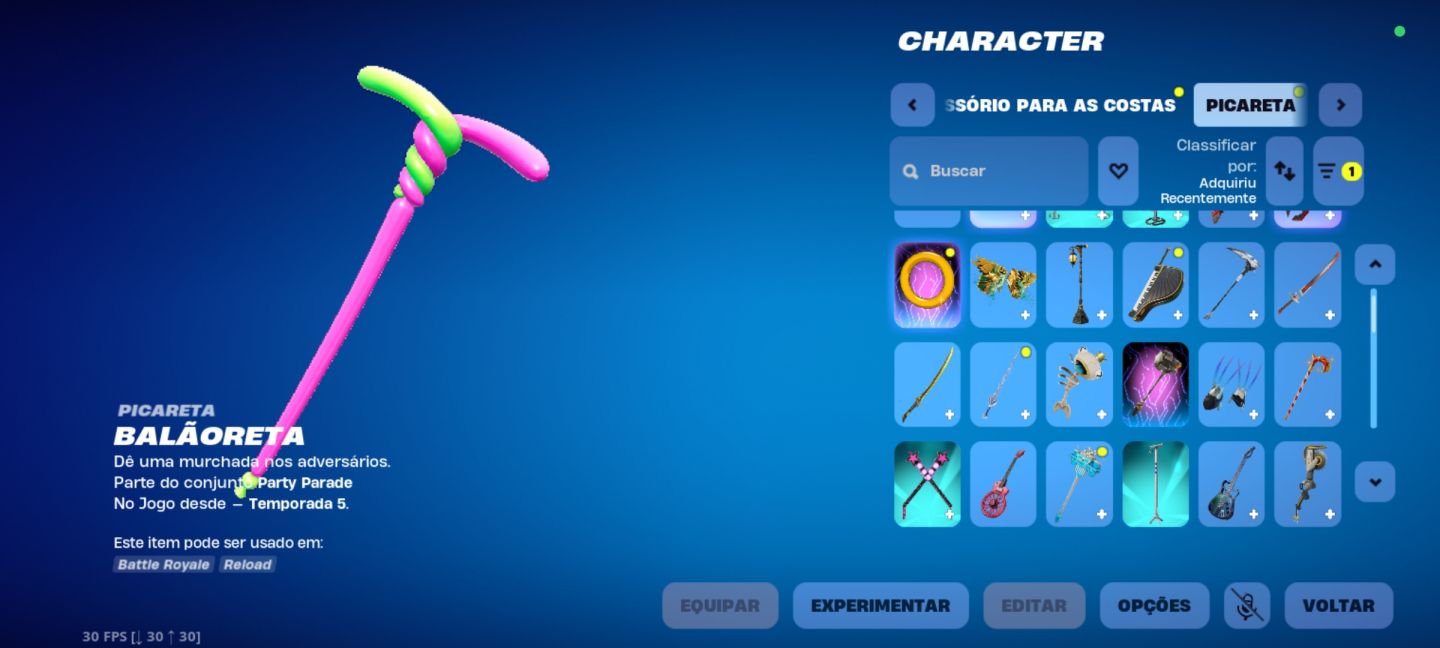 Conta fortnite capítulo 1 e 2 com skins raras