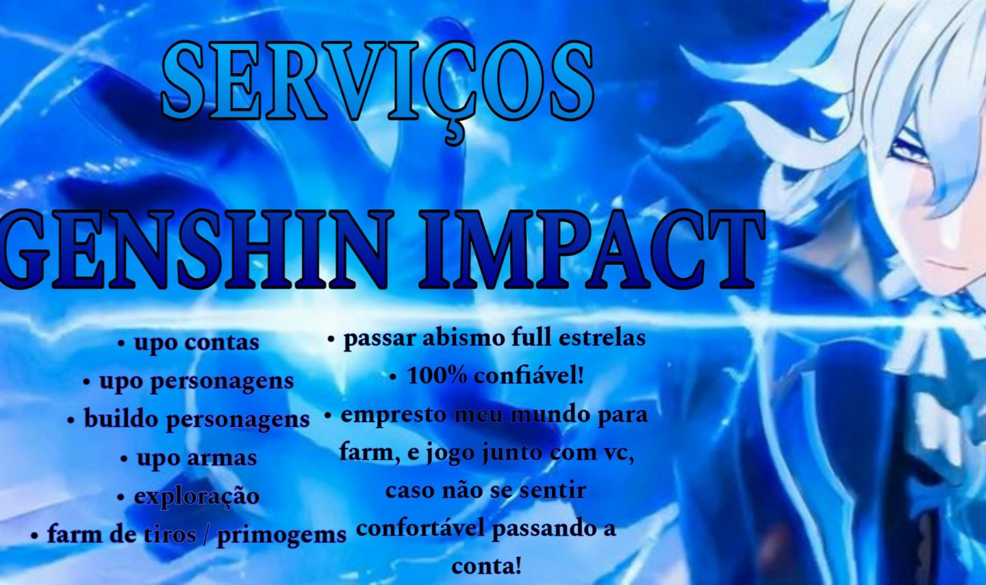 SERVIÇOS DE GENSHIN IMPACT