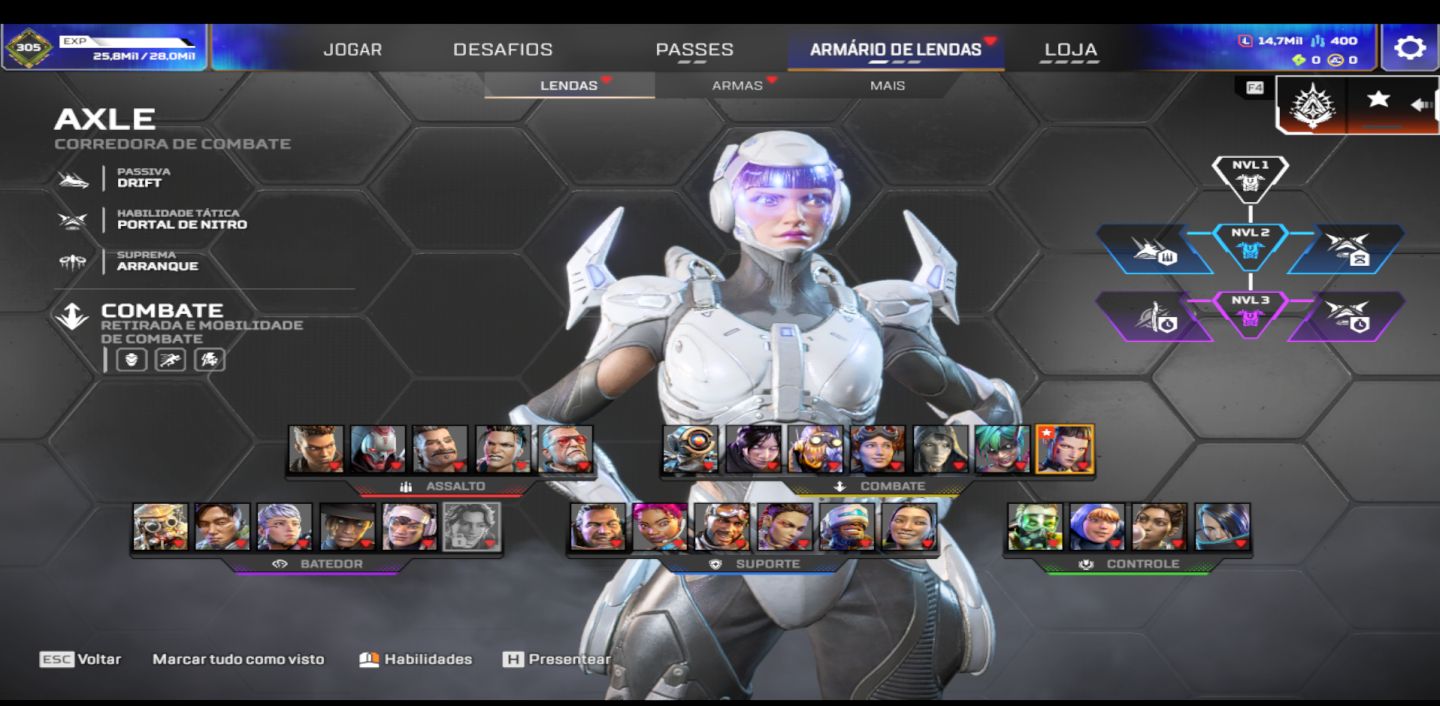 CONTA APEX LEGENDS