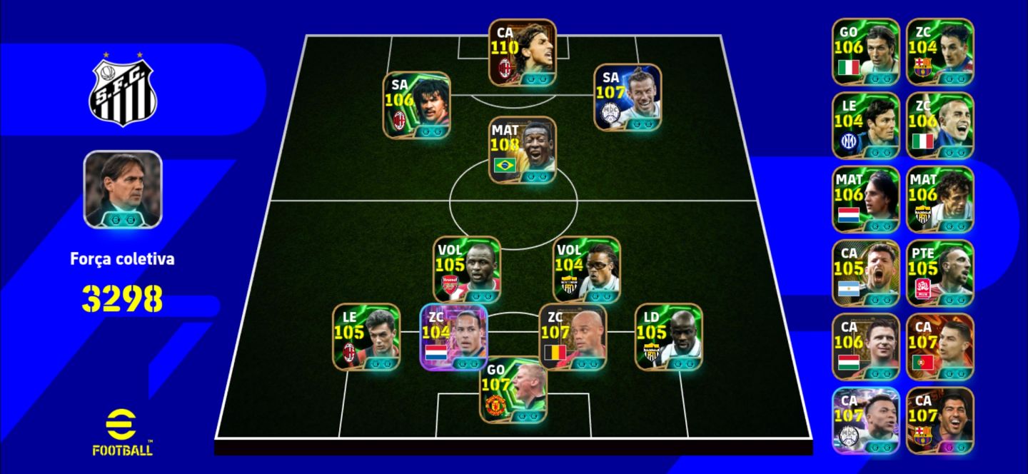 Conta de Efootball mobile com os melhores jogadores