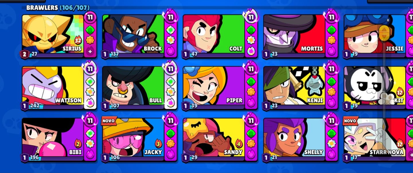 CONTA BRAWL STARS À VENDA CONTA MUITO AVANÇADA