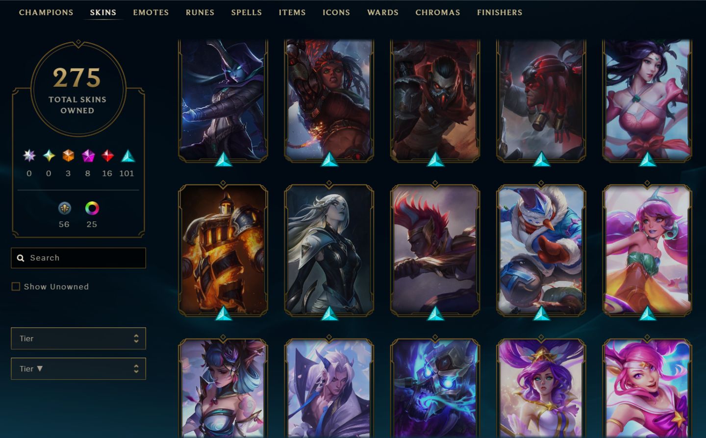 Prata - mmr de Platina - lv292 - 3 skin ultimate, 10 anos de conta