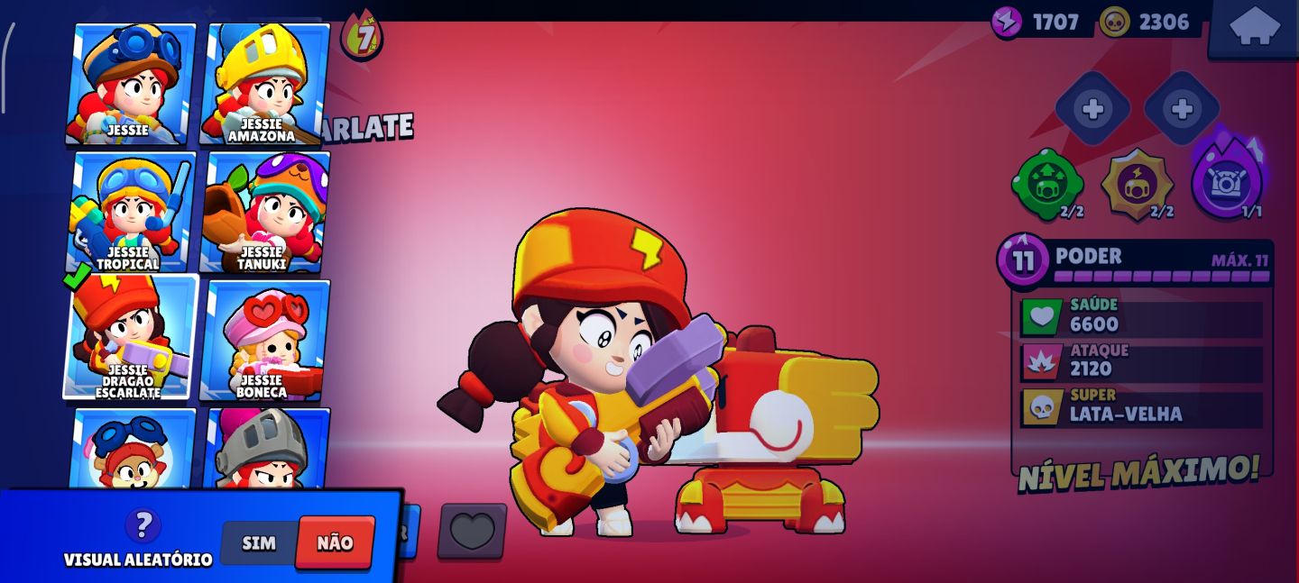 Conta de Brawl muito upado com 285 skins