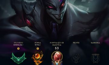 Conta esmeralda 1 com 68% de win rate e 29.600 mil Essencias