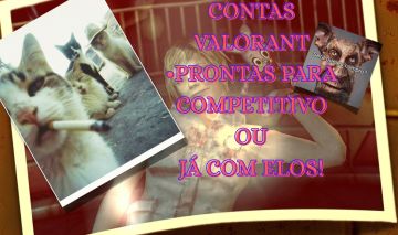 CONTAS VALORANT (lvl 20/elos)
