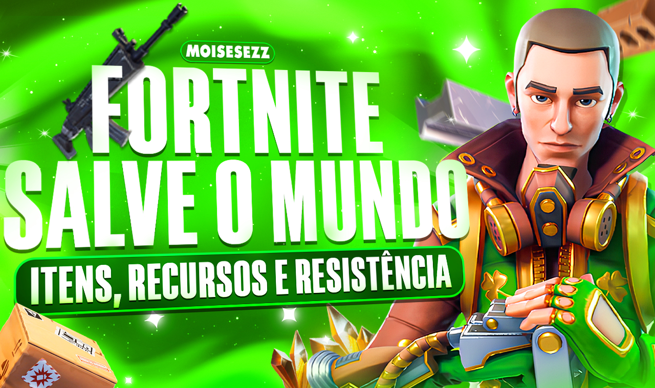 MELHOR PREÇO DO SITE-ARMAS TRAPS RECURSOS E RESISTÊNCIA - FORTNITE SALVE O MUNDO
