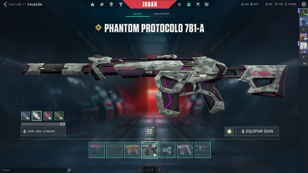 Venda de Conta Valorant com Facas, Skins Premium e Nível Alto!