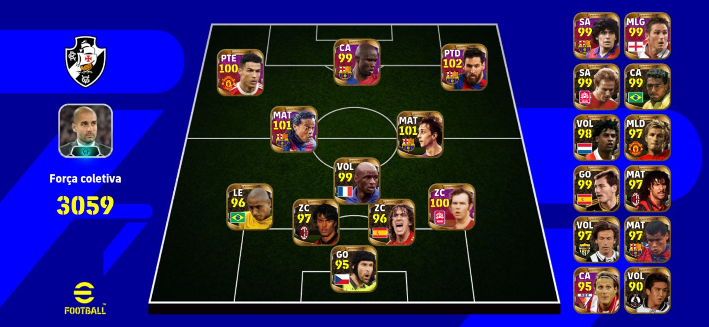 PARA SAIR LOGO!!! CONTA EFOOTBALL MUTO UPADA COM 1290 MOEDAS NO IPHONE