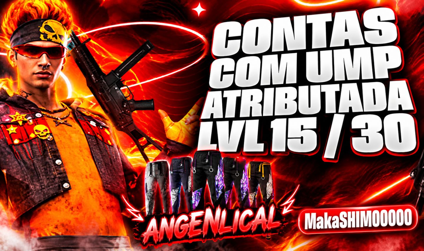 ANGELICAL [PRECOS BAIXOS] CONTAS FREEFIRE/ UMP ATT/ SKIN RARAS