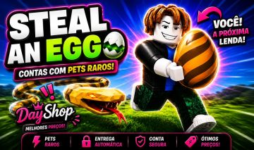 [PROMOÇÃO] Contas ROUBE UM OVO / Steal An Egg | Speed | Money | Pets Eternos