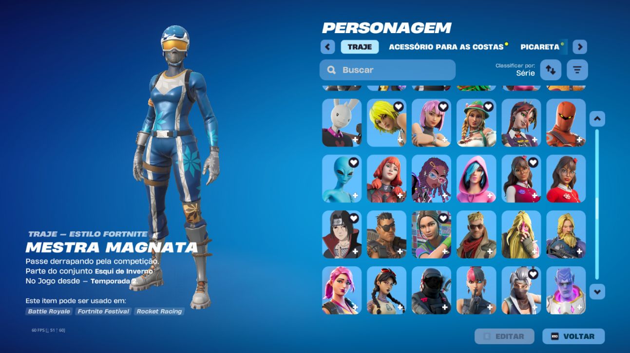 CONTA DE FORTNITE COM SKINS RARAS E SALVE O MUNDO COM VBUCKS