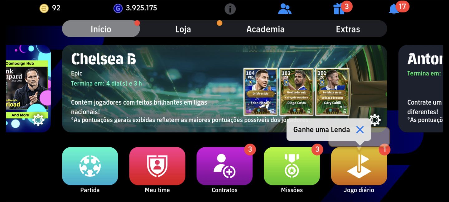 Conta de efootball no precinho