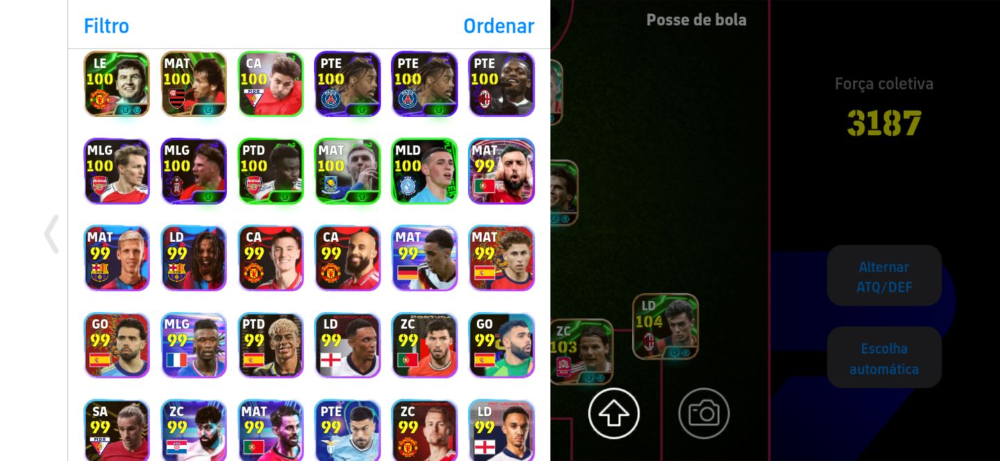 Conta Efootball Rara!! Messi do Pack, Forlan, Rijjkard, Iniesta e Mais..