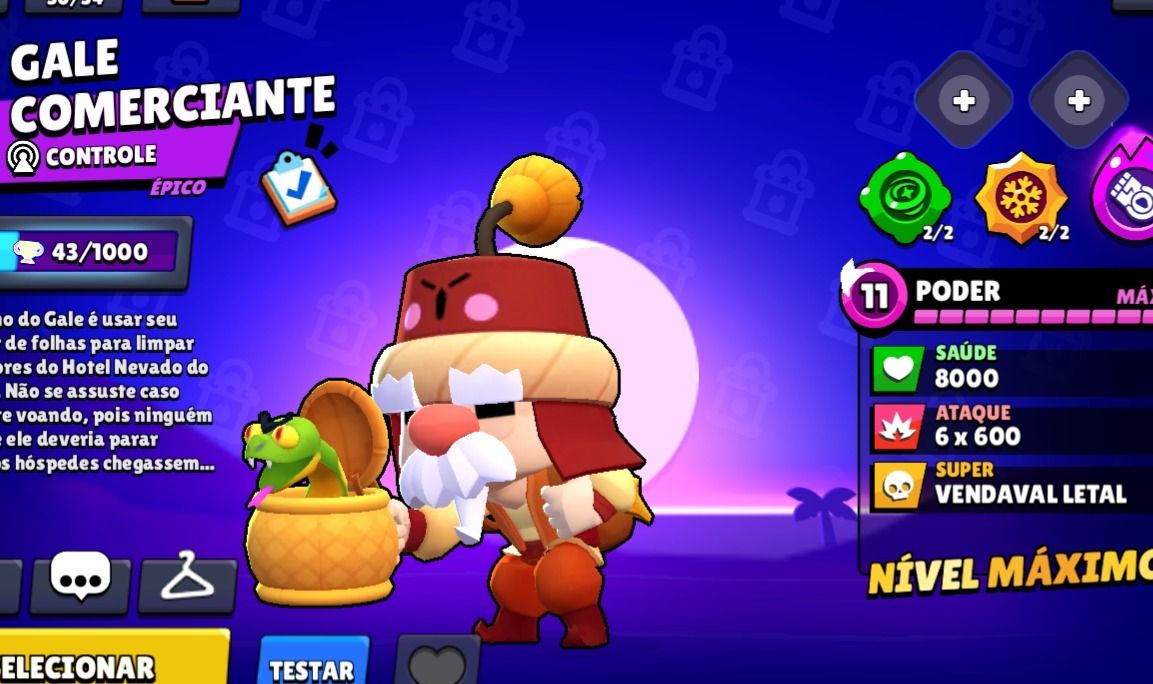 Conta de BRAWL STARS 2019 COM PRIMEIRO PASSE E 38K DE TROFEUS !!!!!!!